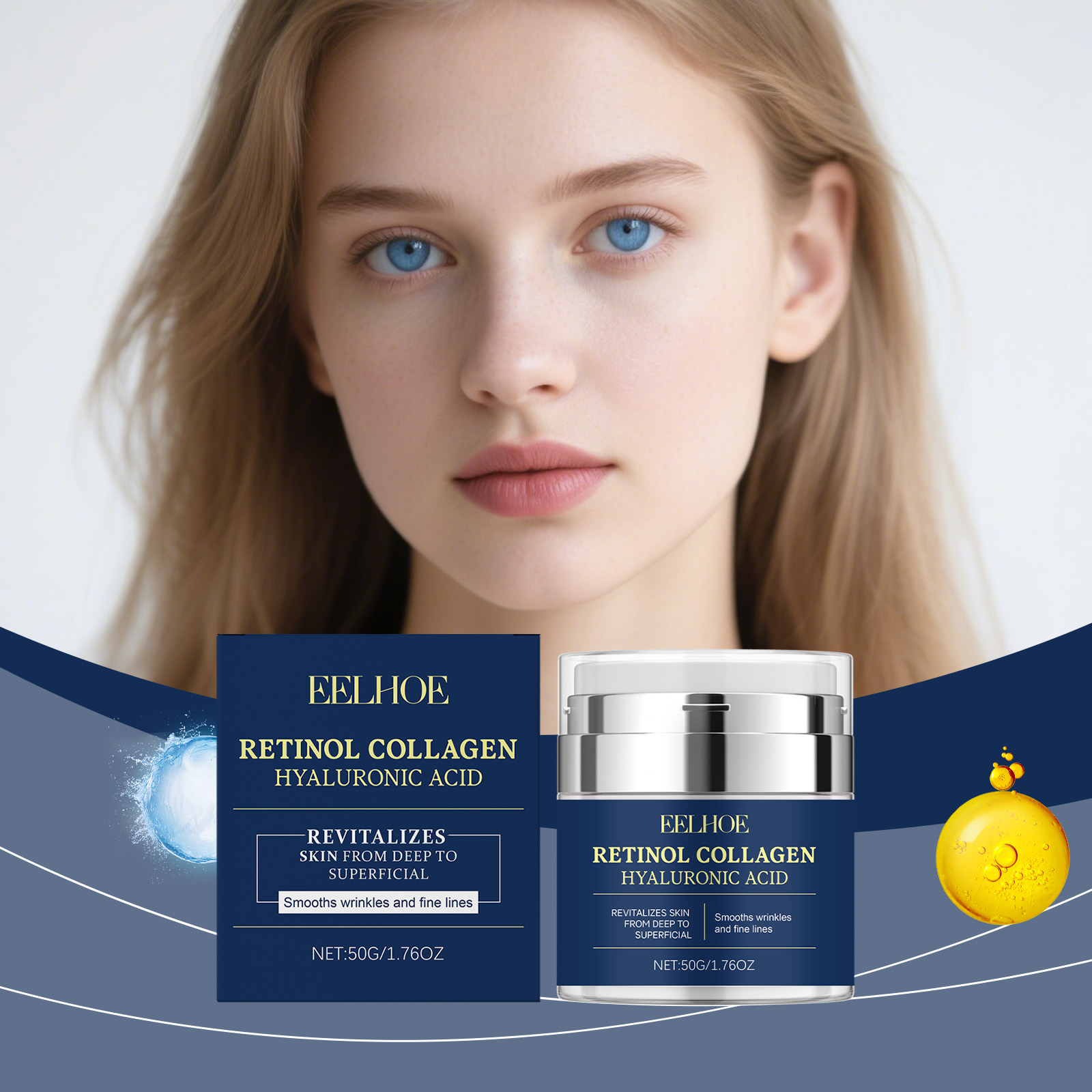 Retinol Cream - EELHOE – crème au collagène rétinol,
