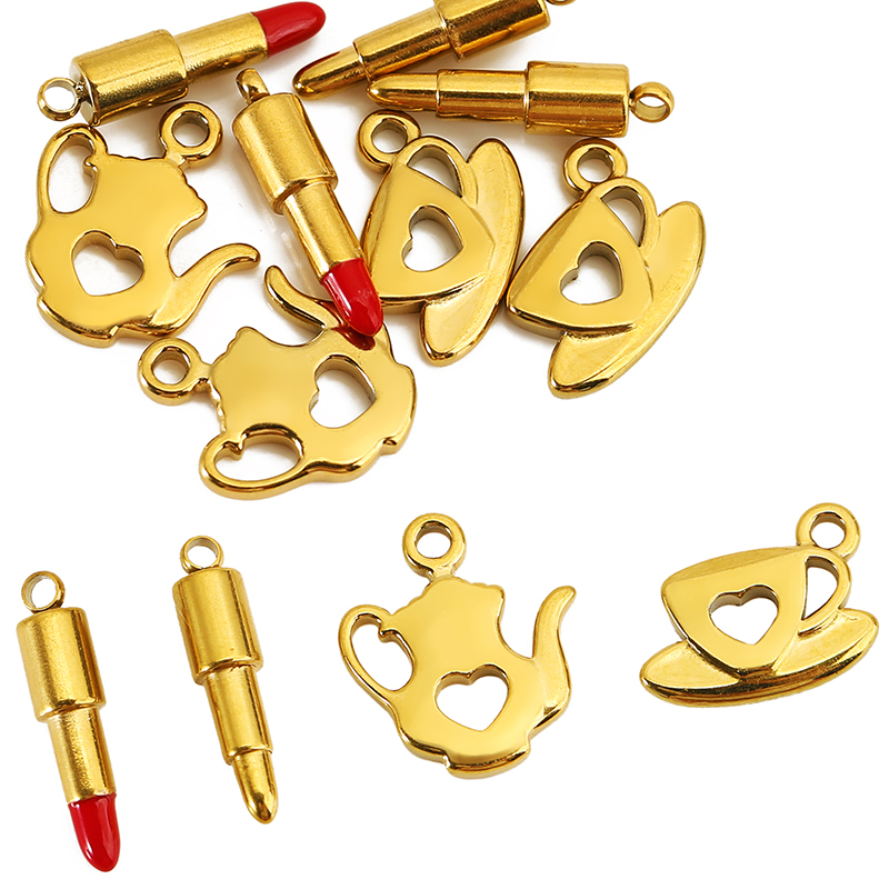 10 pendentifs en acier inoxyda - Lip Balm avis et prix