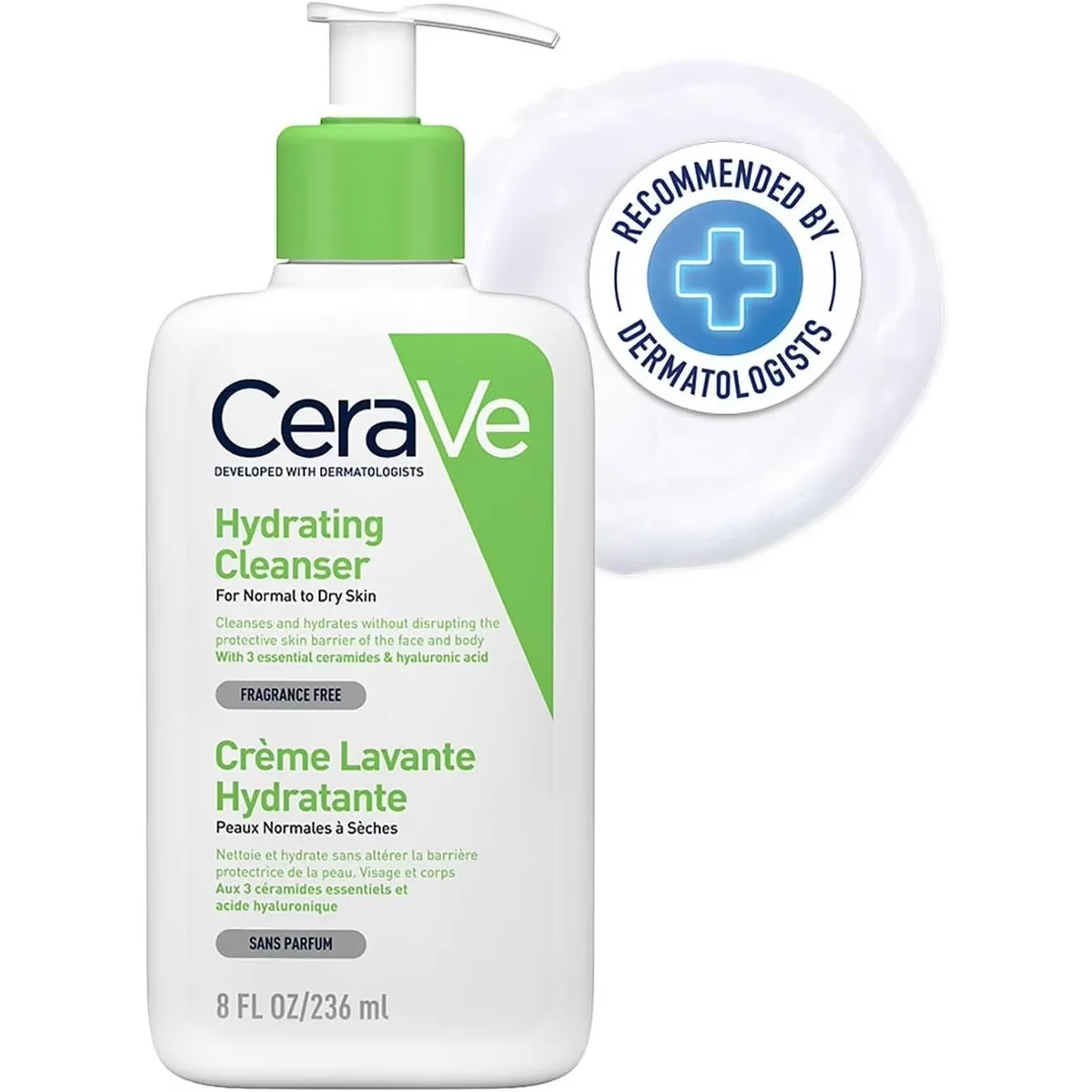 Nettoyant hydratant CeraVe, 23 - Cleanser Face avis et prix