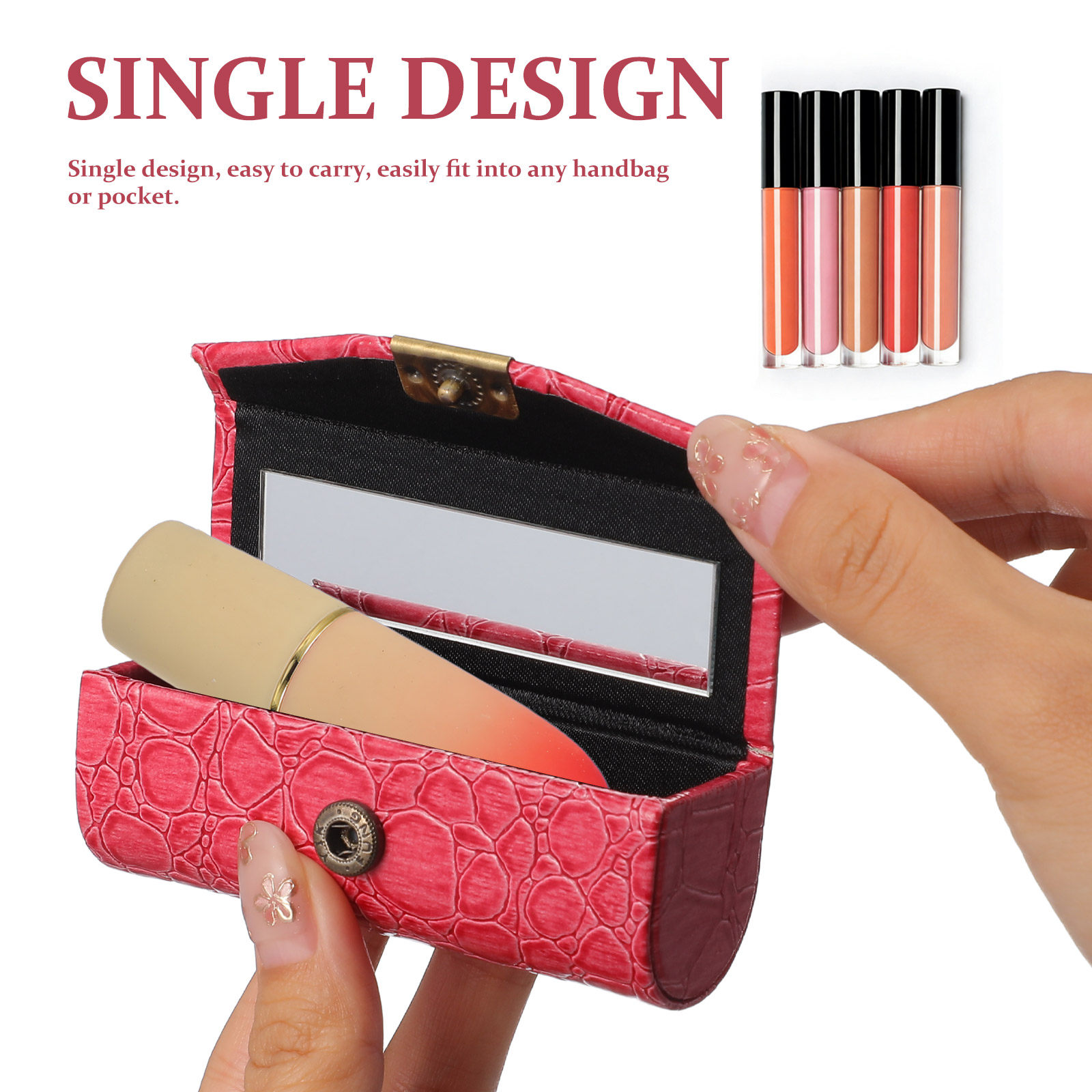 Étui à rouge à lèvres en PU –  - Lip Balm avis et prix