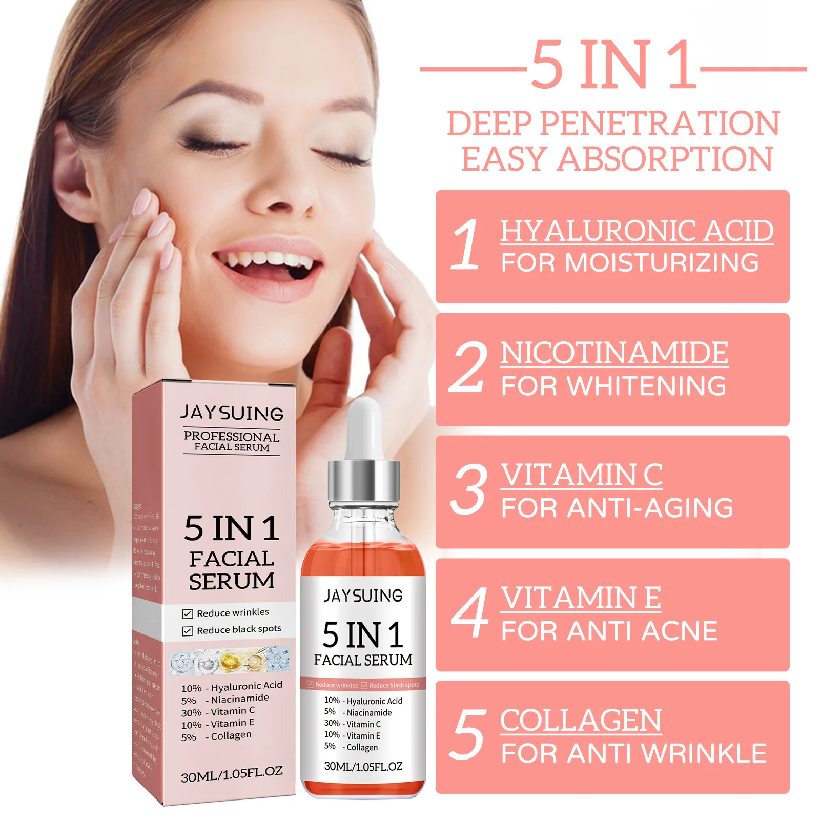 Sérum hydratant pour le visage - Vitamin C Serum avis et prix