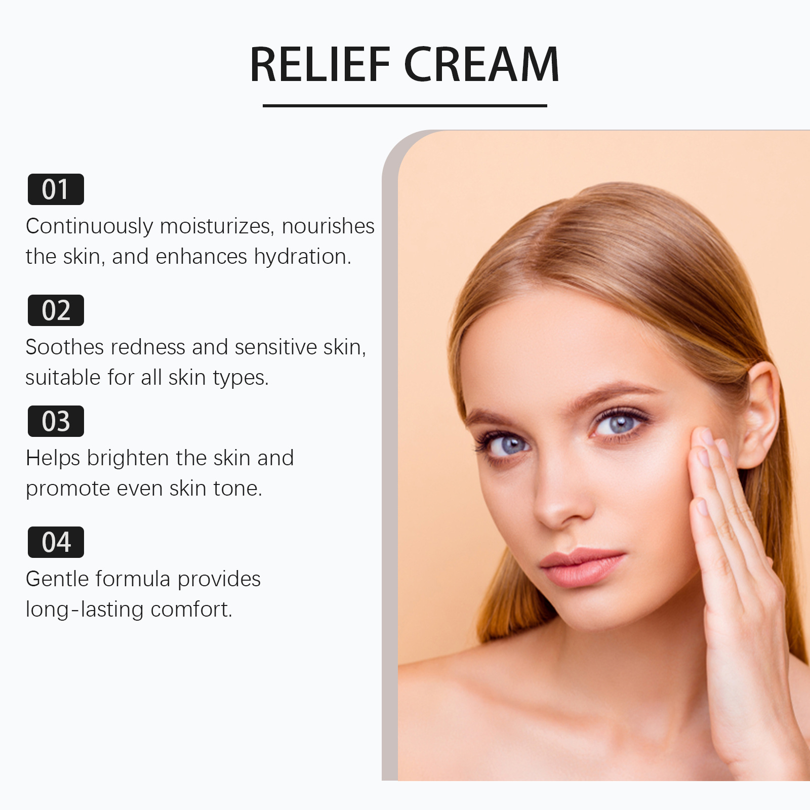 Crème de soulagement hydratant - Skincare Glowing avis et prix