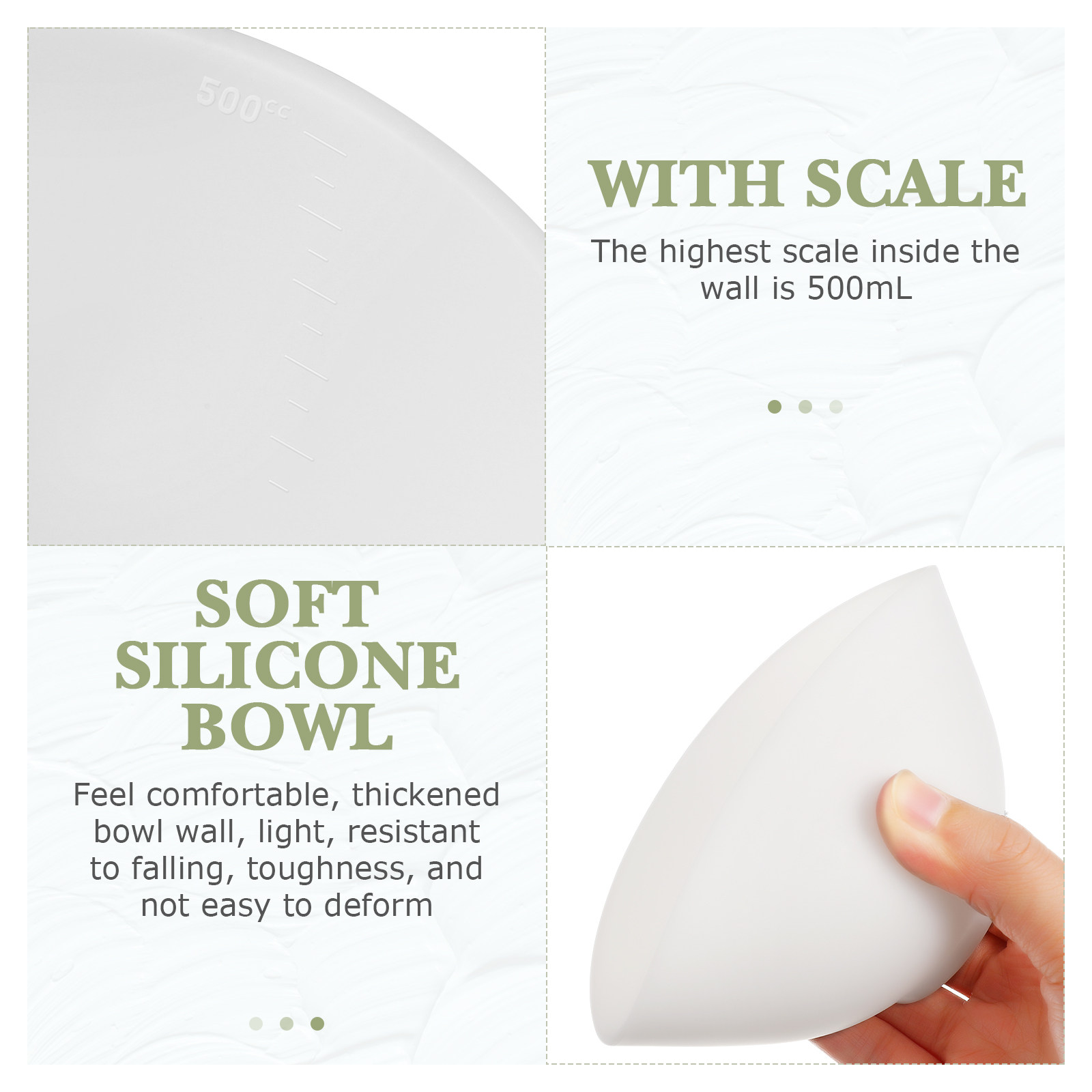 3 bols en silicone pour mélang - Body Lotion avis et prix